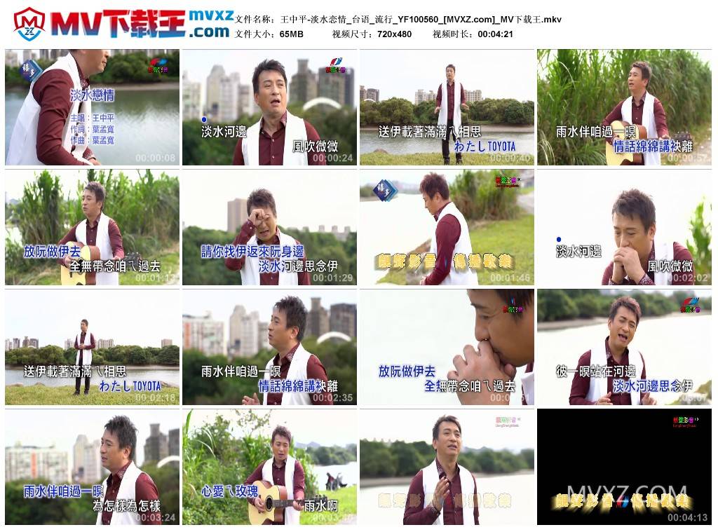 王中平-淡水恋情_台语_流行_YF100560